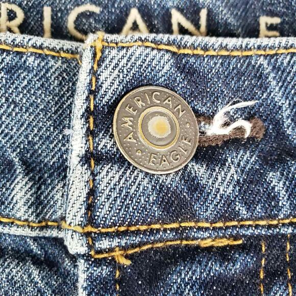 American Eagle AE Jeans Mens Size 32x34 Medium Wash Loose 5-Pocket Easyflex - Picture 6 of 13